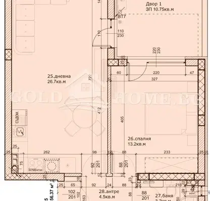 Photo 4 — 2-bedroom apartment in Plovdiv, Ostromila