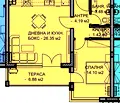 Снимка 3 — Двустаен апартамент в Пловдив, Остромила