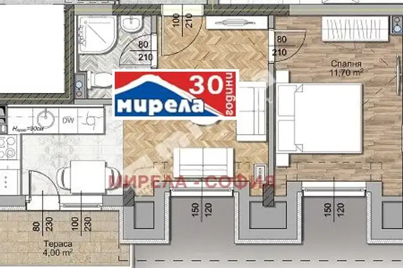 2-bedroom apartment in Sofiya, Ovcha Kupel 1