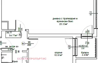 Двустаен апартамент в София, Овча купел 2