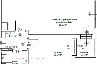 Двустаен апартамент в София, Овча купел 2