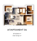 Двустаен апартамент в София, Овча купел
