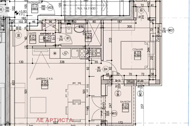 2-bedroom apartment in Sofiya, Ovcha Kupel
