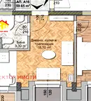 Двустаен апартамент с асансьор в Овча купел, София