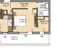 Снимка 3 — Двустаен апартамент в София, Овча купел