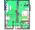 Снимка 2 — Двустаен апартамент в Пловдив, Пещерско шосе