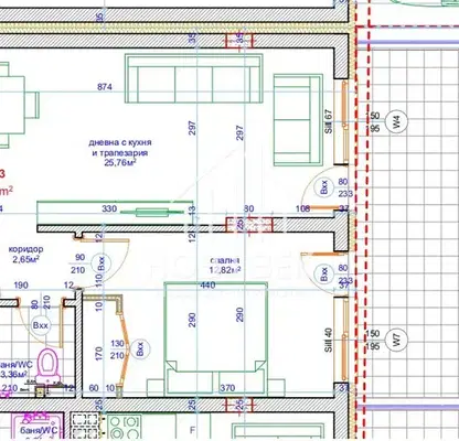 Снимка 2 — Двустаен апартамент във Варна, Погреби