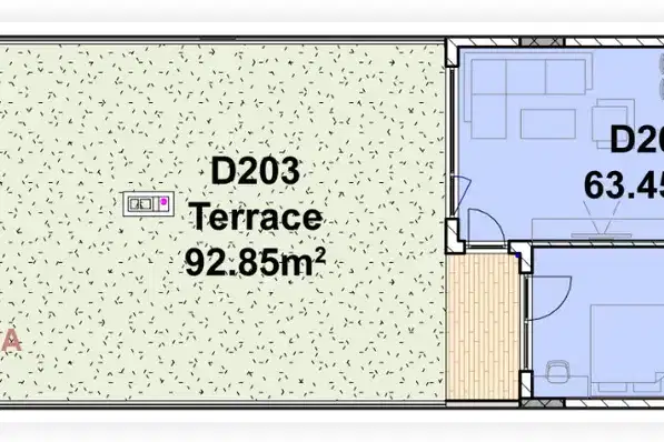 2-bedroom apartment in Sofiya, Poligona