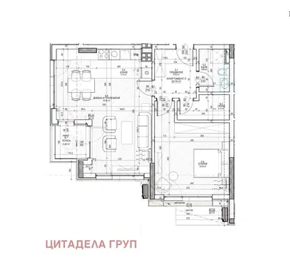 Снимка 2 — Двустаен апартамент в София, Полигона