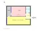 Снимка 2 — Двустаен апартамент в Пазарджик, Промишлена зона