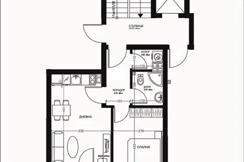 2-bedroom apartment in Plovdiv, Proslav