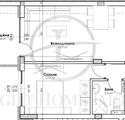 Photo 3 — 2-bedroom apartment in Plovdiv, Proslav