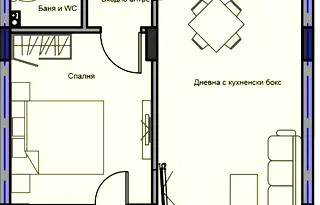Двустаен апартамент в Стара Загора, Ремиза