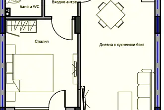 Двустаен апартамент в Стара Загора, Ремиза