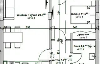 Двустаен апартамент в Стара Загора, Самара 3