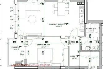 Двустаен апартамент в Стара Загора, Самара 3