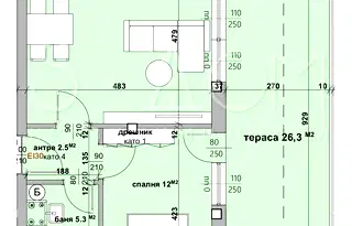 Двустаен апартамент в Стара Загора, Самара 3