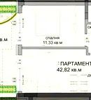 Двустаен апартамент в Бургас, Сарафово