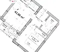 Снимка 2 — Двустаен апартамент в София, Сердика