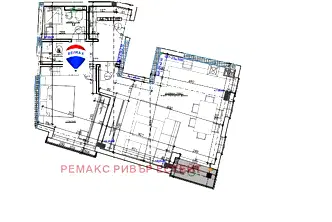 Двустаен апартамент в Русе, Широк център