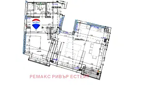 Двустаен апартамент в Русе, Широк център