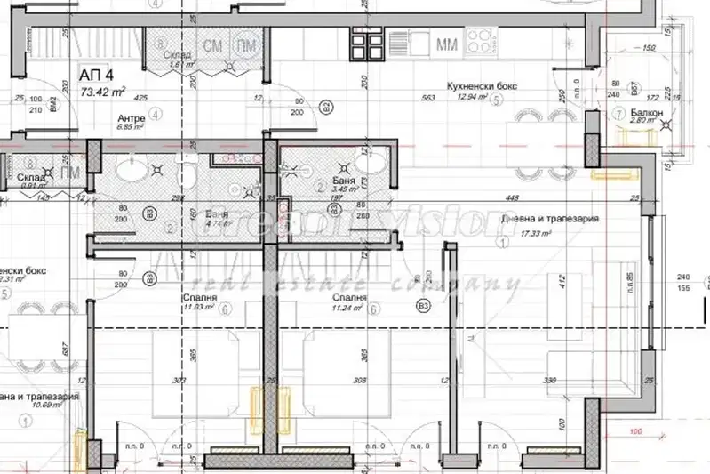 2-bedroom apartment in Sofiya, Slatina
