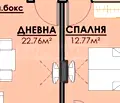 Снимка 2 — Двустаен апартамент в Бургас, Славейков