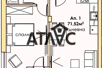 Двустаен апартамент в Пловдив, Съдийски