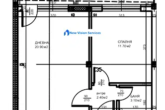 2-стаен апартамент с тераса в Тракия, Пловдив