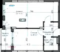 Снимка 2 — Двустаен апартамент с тераса в Тракия, Пловдив