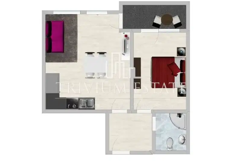 2-bedroom apartment in Plovdiv, Trakiya