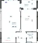 Двустаен апартамент в Пловдив, Тракия