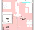 Снимка 3 — Двустаен апартамент в Пловдив, Тракия