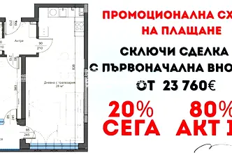 Двустаен апартамент в Пловдив, Тракия