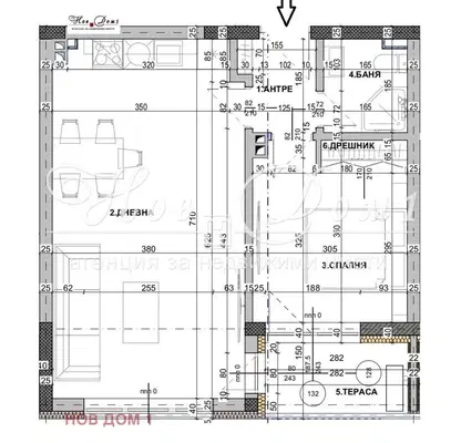 Снимка 4 — Двустаен апартамент с морска панорама в кв. Виница, Варна
