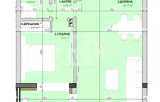 Двустаен апартамент във Варна, Виница