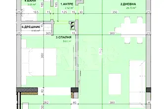 Двустаен апартамент във Варна, Виница