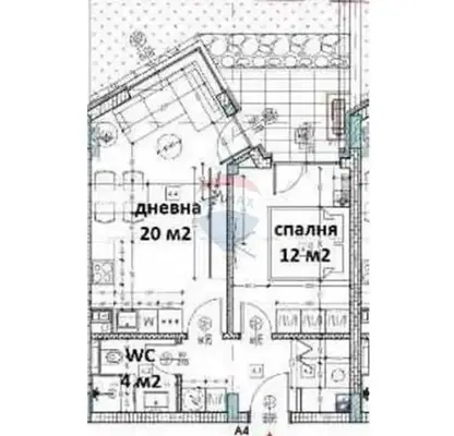 Снимка 3 — Двустаен апартамент във Варна, Виница