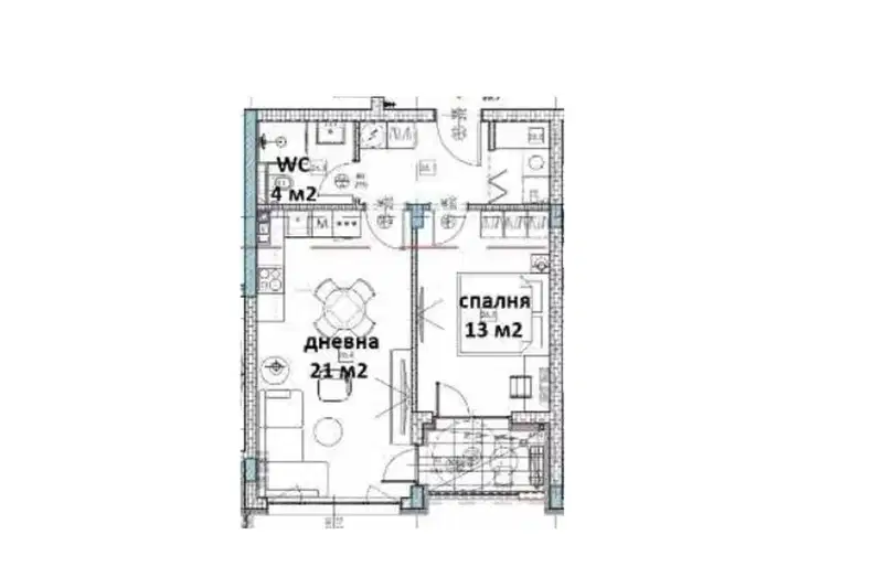 2-bedroom apartment in Varna, Vinica
