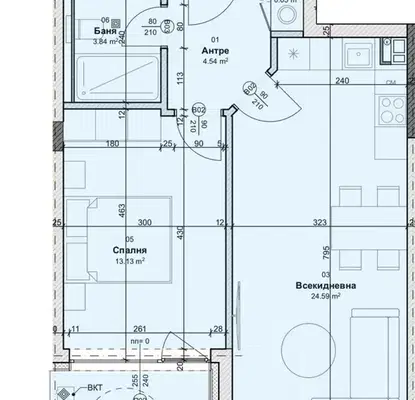 Photo 3 — 2-bedroom apartment in Varna, Vinica