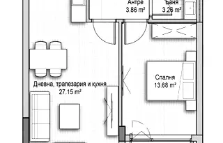 Двустаен апартамент в София, Витоша