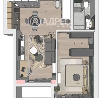 Photo 2 — Two-room apartment with private garden in Krastova vada, Sofia