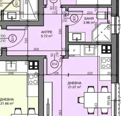 Photo 2 — 2-bedroom apartment in Varna, Vladislav Varnenchik 1