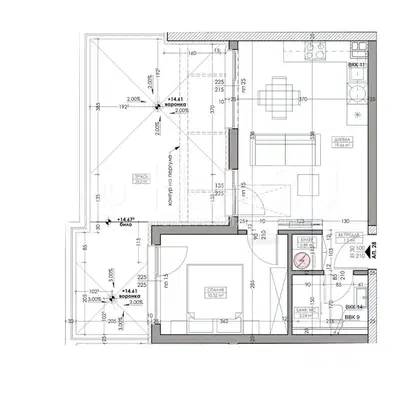 Снимка 4 — Двустаен апартамент във Варна, Владислав Варненчик 1