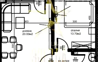 Двустаен апартамент в Пловдив, Въстанически