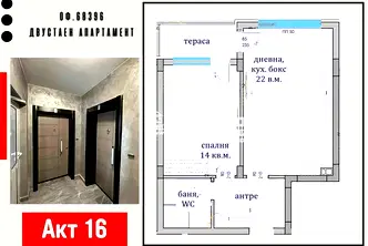 Двустаен апартамент в Пловдив, Въстанически