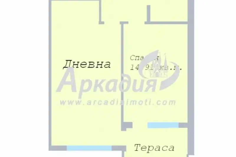 Двустаен апартамент с тераса в нова сграда във Въстанически, Пловдив