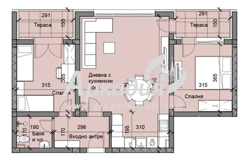 2-bedroom apartment in Plovdiv, Vystanicheski
