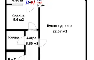 Двустаен апартамент във Варна, Възраждане 1