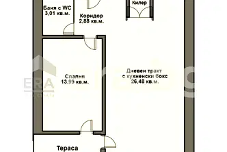 Двустаен апартамент във Варна, Възраждане 1